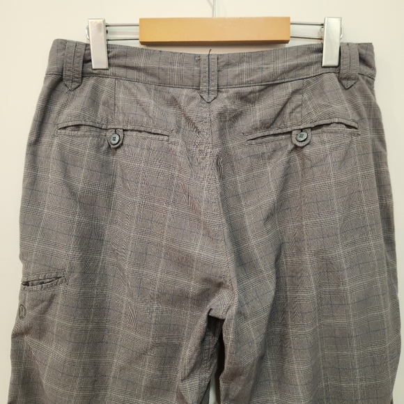 Lululemon Pants 32X33 Gray Plaid Limited Edition Wet Dry Warm Golf Commuter - Picture 4 of 12